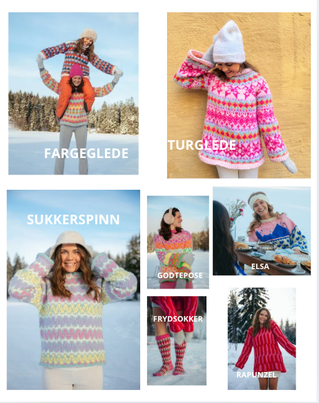 Runastrikk 2 - varme plagg til fargerike eventyr