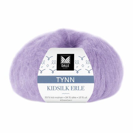 Lys lavendel 4030 - Tynn Kid Silk Erle